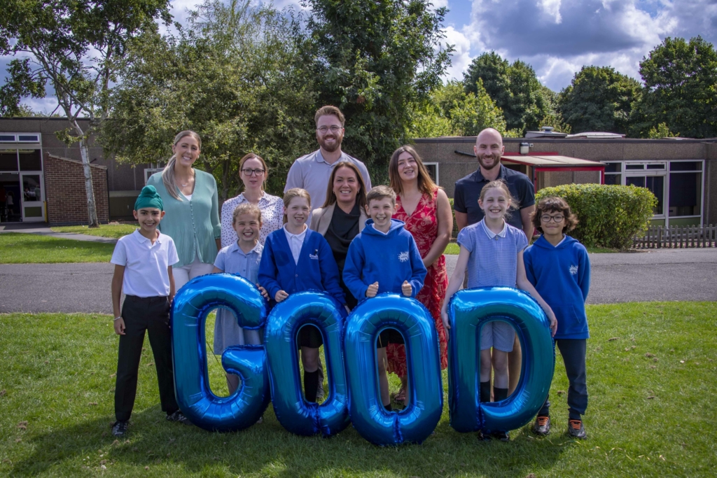 Ernehale Junior School celebrate a Good Ofsted rating | Flying High ...